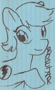 Rating: Safe Score: 0 Tags: 2011 brejar character_badge_(artwork) character_name e621 equid equine feral friendship_is_magic gideon grandfathered_content hasbro hi_res horse male mammal marker_(artwork) monochrome my_little_pony pony sketch solo text traditional_media_(artwork) User: bunchy7s