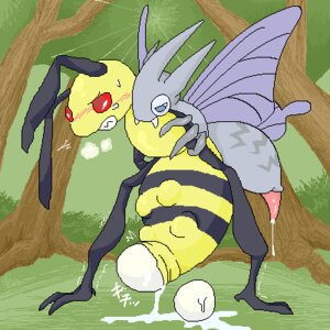 Rating: Explicit Score: 0 Tags: 1:1 arthropod beedrill bite blush bodily_fluids cum detailed_background dripping duo e621 egg erection female feral forest generation_1_pokemon genital_fluids genitals hymenopteran insect insect_wings lepidopteran low_res male nature nintendo nude outside oviposition penis plant pokemon pokemon_(species) red_eyes tree unknown_artist venomoth wings wood User: bunchy7s