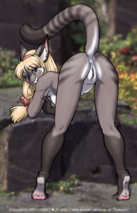 Rating: Explicit Score: 0 Tags: 2001 anthro anus ass_up bent_over biped blonde_hair blue_eyes breasts butt domestic_cat dr_comet e621 feet felid feline felis female genitals hair hi_res looking_back mammal mooning nude outside pawpads paws plantigrade presenting presenting_hindquarters raised_heel raised_tail rear_view soles solo tail tail_anus tiptoes toes vulva User: bunchy7s