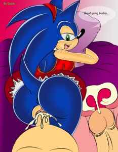 Rating: Explicit Score: 0 Tags: amy_rose_(cosplay) anthro ass beige_skin black_nose blue_fur clothes color cosplay cum dialog dress english_text erection female female_sonic_the_hedgehog fur furry furry_ass furry_ears furry_tail green_eyes hedgehog human human_on_feral insertion interspecies looking_back male male_human/female_anthro nobody147 open_eyes open_mouth penis pointy_ears pussy raised_tail rule34 rule_63 sex sonic_(series) sonic_the_hedgehog speech_bubble tail text vaginal_insertion vaginal_penetration vulva User: bunchy7s