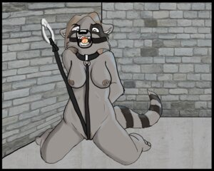 Rating: Explicit Score: 0 Tags: 5:4 anthro bdsm biped bondage bound breasts collar collar_only e621 female gag gagged genitals halter hands_behind_back harness harness_gag harness_ring_gag kneeling leash mammal muzzle_(object) nipples nude open_mouth_gag procyonid pussy_floss raccoon rhari ring_gag solo submissive submissive_female tail vulva User: bunchy7s