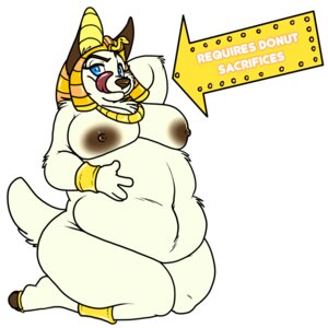 Rating: Explicit Score: 0 Tags: anthro anubian_jackal blue_eyes bracelet breasts canid canine canis dripdry e621 egyptian female herro jackal jewelry mammal mature_anthro mature_female muzz necklace nipples nude obese obese_anthro obese_female overweight overweight_anthro overweight_female solo source_request tail User: bunchy7s