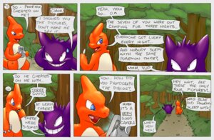 Rating: Safe Score: 0 Tags: argon_vile black_eyes blue_eyes charmeleon comic dialogue duo e621 english_text fire flaming_tail forest generation_1_pokemon gengar grass male multiple_scenes nintendo orange_body orange_skin outside plant pokemon pokemon_(species) purple_body riddle tail text tree User: bunchy7s