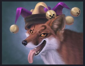 Rating: Safe Score: 0 Tags: 2006 absurd_res ambiguous_gender bell black_border black_lips black_nose bleh border bust_portrait canid canine clothing detailed e621 ears_up fangs feral fool's_hat fox fur gradient_background grey_background hat headgear headwear hi_res hibbary inner_ear_fluff jester lips long_mouth looking_at_viewer mammal no_sclera open_mouth orange_body orange_eyes orange_fur pink_tongue portrait pupils quadruped red_fox sharp_teeth simple_background slit_pupils snout solo teeth tongue tongue_out trickster true_fox tuft whiskers white_body white_fur User: bunchy7s