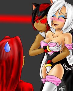 Rating: Explicit Score: 0 Tags: 2d artist_request blush boots closed_eyes eyeshadow female fingering high_heel_boots humanized kemonomimi knuckles_the_echidna makeup male mobian mobian_(species) mobian_bat multiple_boys multiple_males oh_no!! rouge_the_bat rule34 sega shadow_the_hedgehog sonic_(series) sonic_adventure_2 sonic_the_hedgehog_(series) standing straight straight_hair white_hair white_high_heels_boots User: bunchy7s