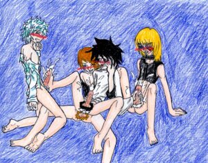 Rating: Explicit Score: 0 Tags: 4boys anal death_note l_lawliet light_yagami male male_only male_penetrated mello mihael_keehl nate_river near rule34 yaoi User: bunchy7s Rating: Explicit Score: 0 Tags: 4boys anal death_note l_lawliet light_yagami male male_only male_penetrated mello mihael_keehl nate_river near rule34 yaoi User: bunchy7s