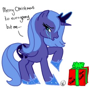 Rating: Safe Score: 0 Tags: blue_body blue_feathers blue_hair bodily_fluids crying cutie_mark e621 equid equine feathered_wings feathers female feral friendship_is_magic gift hair hasbro horn mammal my_little_pony mythological_creature mythological_equine mythology princess_luna_(mlp) quadruped sad simple_background solo tail tears unknown_artist white_background winged_unicorn wings User: bunchy7s