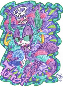 Rating: Safe Score: 0 Tags: bone clothing collar colorful_theme crystal_ball domestic_cat e621 felid feline felis female feral fortune_telling green_eyes guadalupe_aguilar hat headgear headwear incubeing mammal skull solo tail tarot_(character) traditional_media_(artwork) User: bunchy7s