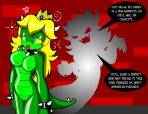 Rating: Explicit Score: 0 Tags: breasts chaoscroc color crown female front_view hair horns koopa long_hair mario_(series) nintendo nude princess_koopa princess_peach pussy rule34 straight_hair transformation vulva yellow_hair User: bunchy7s
