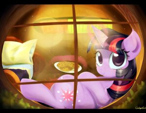 Rating: Safe Score: 0 Tags: bed carligercarl cookie e621 equid equine female feral food friendship_is_magic fur furniture hair hasbro high-angle_view horn looking_at_viewer mammal multicolored_hair my_little_pony mythological_creature mythological_equine mythology purple_body purple_fur purple_hair smile solo twilight_sparkle_(mlp) two_tone_hair unicorn window User: bunchy7s