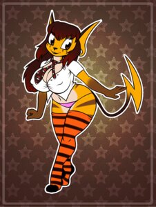 Rating: Questionable Score: 0 Tags: accessory ampz anthro anthrofied big_breasts black_nose breasts brown_eyes brown_hair brown_hands brown_markings brown_stripes butt cleavage clothed clothing e621 fan_character female footwear fur generation_1_pokemon gloves_(marking) hair legwear long_hair long_tail mammal markings navel necktie nintendo nitro orange_body orange_fur panties pattern_clothing pattern_footwear pattern_legwear pattern_socks pink_clothing pink_thong pink_underwear pokemon pokemon_(species) pokemorph raichu rodent shirt simple_background skimpy socks solo stockings striped_back striped_body striped_butt striped_clothing striped_footwear striped_fur striped_legs striped_legwear striped_socks stripes tail thigh_highs thigh_socks thong topwear underwear User: bunchy7s