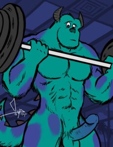 Rating: Explicit Score: 0 Tags: 2011 abs anthro balls barbell bgn biceps big_balls big_muscles big_penis biped blue_body blue_eyes blue_fur blue_penis digital_media_(artwork) disney e621 erection exercise fur genitals gym hi_res holding_object horn humanoid_genitalia humanoid_penis male markings monster monsters_inc muscular muscular_anthro muscular_male nude pecs penis pixar pose presenting purple_body purple_fur solo standing sulley weightlifting weights workout User: bunchy7s