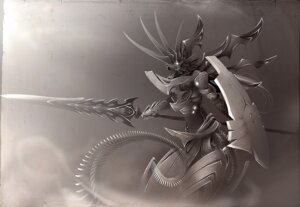 Rating: Safe Score: 0 Tags: ambiguous_gender armor azza digital_media_(artwork) e621 glowing glowing_eyes grin holding_object holding_weapon melee_weapon metal monochrome polearm sepia shield smile solo spear sword too_goddamn_spiky tsampikos unknown_species warrior weapon wings User: bunchy7s