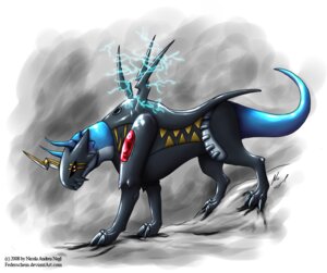 Rating: Safe Score: 0 Tags: 2008 bandai_namco claws digimon digimon_(species) dragon e621 electricity facial_markings feral grey_body head_markings horn male markings mythological_creature mythological_scalie mythology nicola_andrea_nagl raidramon scalie solo tail yellow_markings User: bunchy7s