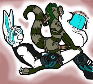 Rating: Explicit Score: 0 Tags: anal anal_penetration anonymous_artist anthro balls blue_penis bodily_fluids crux cum duo e621 erection erk_gloom genital_fluids genitals lagomorph leporid male male/male male_on_bottom male_on_top male_penetrated male_penetrating male_penetrating_male mammal on_bottom on_top penetration penis rabbit reverse_cowgirl_position sex stripes tail User: bunchy7s