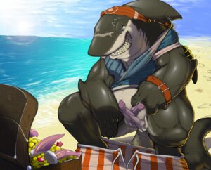 Rating: Explicit Score: 0 Tags: 2013 2_penises animal_genitalia anthro aquatic bad_dragon beach belly biceps biped blue_eyes blue_sky bottomless bottomwear bottomwear_down bracelet bruce_(bad_dragon) claspers clenched_teeth clothed clothing cloud coin day detailed_background digital_media_(artwork) dildo e621 erection fish front_view gem genitals gold_(metal) gold_coin great_white_shark hand_on_penis jewelry katabreak kerchief kneeling mackerel_shark male mature_male multi_genitalia multi_penis muscular muscular_anthro muscular_male narse nude official_art outside pants pants_down partially_clothed penis piercing pirate relaxing ring ruby_(gem) sea seaside sex_toy shaded shark shirt shorts shorts_down sky slightly_chubby smile solo standing sunny tail teeth topwear treasure treasure_chest undressing vein veiny_penis water white_shark User: bunchy7s