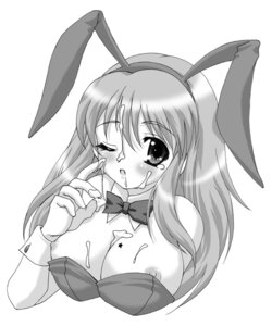 Rating: Explicit Score: 0 Tags: animal_ears asahina_mikuru breasts bunny_ears bunnysuit clothing cum facial female female_only human large_breasts monochrome rule34 solo suzumiya_haruhi_no_yuuutsu umino_haine wink wrist_cuffs User: bunchy7s