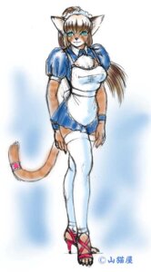 Rating: Safe Score: 0 Tags: anthro biped bracelet brown_hair chest_tuft clothing copyright_symbol domestic_cat e621 felid feline felis female footwear fur green_eyes hair high_heels jewelry keovi legwear long_hair maid_uniform mammal shoes solo stockings symbol tail text thigh_highs tuft uniform watermark User: bunchy7s