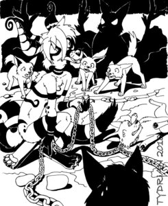 Rating: Safe Score: 0 Tags: ambiguous_gender anthro black_and_white blaed canid canine canis chain crux e621 feral group male mammal monochrome tail tydrian wasteland wolf wolfpack User: bunchy7s