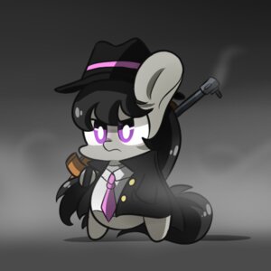 Rating: Safe Score: 0 Tags: 1:1 2013 accessory black_hair chibi clothed clothing coat e621 earth_pony equid equine female feral friendship_is_magic frown fur grey_body grey_fur gun hair hasbro hat headgear headwear horse long_hair low_res mackinn7 mammal my_little_pony necktie octavia_(mlp) pony purple_eyes quadruped ranged_weapon shirt simple_background slightly_chubby smoke solo standing submachine_gun suit thompson_gun topwear weapon User: bunchy7s