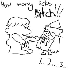 Rating: Explicit Score: 0 Tags: anthro furry male male_only mascot mr_owl rule34 the_kid_(tootsie_pop) tootsie_pop User: bunchy7s