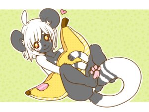 Rating: Questionable Score: 0 Tags: anthro banana bear cuddling e621 female food fruit giant_panda glider_(artist) heart_symbol jelly_(glider) mammal plant plushie smile solo User: bunchy7s
