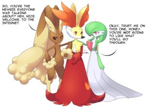 Rating: Safe Score: 0 Tags: anthro canid canine delphox dialogue e621 english_text female gardevoir generation_3_pokemon generation_4_pokemon generation_6_pokemon group humor inner_ear_fluff lagomorph lopunny mammal nintendo parody pokemon pokemon_(species) simple_background sylvaur text tuft white_background User: bunchy7s Rating: Safe Score: 0 Tags: anthro canid canine delphox dialogue e621 english_text female gardevoir generation_3_pokemon generation_4_pokemon generation_6_pokemon group humor inner_ear_fluff lagomorph lopunny mammal nintendo parody pokemon pokemon_(species) simple_background sylvaur text tuft white_background User: bunchy7s