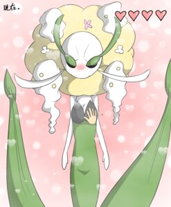 Rating: Questionable Score: 0 Tags: 2013 24651 anthro blush breast_fondling breast_play breasts disembodied_hand duo e621 eyes_closed female florges fondling front_view generation_6_pokemon hand_on_breast hi_res nintendo pink_background pokemon pokemon_(species) pokemon_amie simple_background solo_focus yellow_flower_florges User: bunchy7s