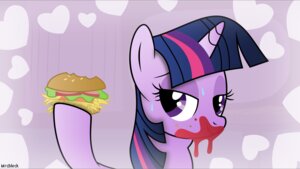 Rating: Questionable Score: 0 Tags: bodily_fluids burger e621 equid equine female food friendship_is_magic fur hair hasbro heart_symbol holding_food holding_object horn ketchup looking_at_viewer mammal mrcbleck multicolored_hair my_little_pony mythological_creature mythological_equine mythology purple_body purple_eyes purple_fur purple_hair smile solo sweat twilight_sparkle_(mlp) two_tone_hair unicorn User: bunchy7s