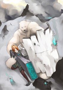 Rating: Safe Score: 0 Tags: 2009 aiming ambiguous_gender anthro battlefield bear bfg detailed_background duo e621 elf eyewear female fur futuristic futuristic_gun futuristic_weapon glasses gun hair hi_res holding_gun holding_object holding_ranged_weapon holding_weapon humanoid magic_weapon magitech mammal outside polar_bear ranged_weapon red_hair runes shield size_difference snow tower_shield ursine vu06 weapon white_body white_fur User: bunchy7s