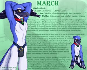 Rating: Questionable Score: 0 Tags: 5:4 aloisyous_blue anthro avian beak bird black_beak blue_jay calendar calendar_bois clothed clothing collar corvid crossdressing e621 english_text feathers femboy harem_boy jay_(bird) looking_at_viewer male march_(month) new_world_jay oscine passerine slave solo story text underwear User: bunchy7s