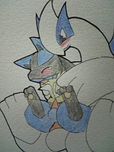 Rating: Explicit Score: 0 Tags: blush canine color feral fur interspecies legendary_pokemon lucario lugia male male_only multiple_males nude penis pokemon pokemon_(species) rule34 sex size_difference tagme yaoi User: bunchy7s