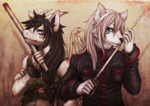 Rating: Safe Score: 0 Tags: abstract_background ambiguous_gender anthro bandage blood bodily_fluids canid canine clothing dragon duo e621 female fur holding_melee_weapon holding_object holding_sword holding_weapon horn looking_at_viewer mammal melee_weapon membrane_(anatomy) membranous_wings mythological_creature mythological_scalie mythology rapier reituki scalie simple_background sword uniform weapon wings User: bunchy7s Rating: Safe Score: 0 Tags: abstract_background ambiguous_gender anthro bandage blood bodily_fluids canid canine clothing dragon duo e621 female fur holding_melee_weapon holding_object holding_sword holding_weapon horn looking_at_viewer mammal melee_weapon membrane_(anatomy) membranous_wings mythological_creature mythological_scalie mythology rapier reituki scalie simple_background sword uniform weapon wings User: bunchy7s