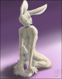 Rating: Explicit Score: 0 Tags: 2008 4_toes 5_fingers anthro backsack balls biped blue_eyes butt claws collar e621 feet fingers footprint fur genitals hi_res hindpaw kneeling lagomorph leporid looking_at_viewer looking_back male mammal nude open_mouth pawprint paws purple_background rabbit rear_view simple_background solo toes whiskers zenthetiger User: bunchy7s