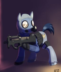 Rating: Safe Score: 0 Tags: 2014 all_fours ambiguous_gender barefoot bulletproof_vest clothed clothing counter-strike crossover cutie_mark e621 earth_pony equid equine fabrique_nationale_herstal fan_character feet feral gas_mask gun hasbro headgear hi_res holding_gun holding_object holding_ranged_weapon holding_weapon hood hooves horse insignia mammal mask my_little_pony p90 pockets pony raised_leg ranged_weapon siberwar solo special_air_service special_forces standing submachine_gun tail valve_corporation weapon User: bunchy7s