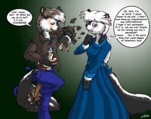 Rating: Safe Score: 0 Tags: anthro bottomwear catmonkshiro claws clothing digital_media_(artwork) dress duo e621 english_text female footwear legwear male mammal mephitid pants paws shirt shoes skunk socks tail text topwear transformation User: bunchy7s Rating: Safe Score: 0 Tags: anthro bottomwear catmonkshiro claws clothing digital_media_(artwork) dress duo e621 english_text female footwear legwear male mammal mephitid pants paws shirt shoes skunk socks tail text topwear transformation User: bunchy7s