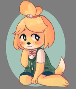 Rating: Safe Score: 0 Tags: alpha_channel animal_crossing anthro blush bottomwear brown_eyes canid canine canis clothed clothed_anthro clothed_female clothing domestic_dog e621 female female_anthro hi_res isabelle_(animal_crossing) looking_at_viewer mammal nintendo pencil_skirt shih_tzu skirt solo toy_dog tricksterair User: bunchy7s