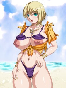 Rating: Explicit Score: 0 Tags: 1girls 2d alternate_costume areola_slip areolae b._jenet beach bikini blonde_hair breasts cyan_eyes day daytime fatal_fury female female_only huge_breasts human human_female human_only jewelry king_of_fighters king_of_fighters_maximum_impact light-skinned_female light_skin looking_at_viewer necklace nipples rule34 snk solo swimsuit water_beryl User: bunchy7s