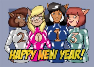 Rating: Questionable Score: 0 Tags: 2013 abby_sinian ann_gora anthro big_breasts blonde_hair breasts brown_hair callie_briggs carelessdoodler cleavage clothed clothing domestic_cat e621 ear_piercing felid felina_feral feline felis female group hair hanna-barbera latex looking_at_viewer mammal multicolored_hair piercing smile swat_kats two_tone_hair User: bunchy7s