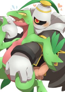 Rating: Questionable Score: 0 Tags: ambiguous_gender blush bodily_fluids digital_media_(artwork) drooling duo dusknoir dusknoir_(eotds) e621 generation_3_pokemon generation_4_pokemon ghost grovyle grovyle_the_thief heart_symbol konbu nintendo open_mouth pokemon pokemon_(species) pokemon_mystery_dungeon questionable_consent saliva spike_chunsoft spirit tongue tongue_out User: bunchy7s