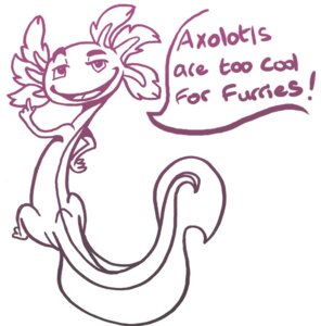Rating: Safe Score: 0 Tags: ambiguous_gender amphibian aquatic axolotl dialogue e621 english_text external_gills eyebrows frill_(anatomy) gesture gills hand_gesture looking_at_viewer looking_back membrane_(anatomy) membranous_frill mole_salamander open_mouth raised_eyebrow raised_finger raised_index_finger rear_view restricted_palette salamander semi-anthro simple_background sitting smug solo speech_bubble tail talking_to_viewer text the_truth unknown_artist white_background User: bunchy7s