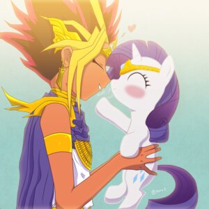Rating: Safe Score: 0 Tags: 1:1 atem_(yu-gi-oh) cape clothing crossover cutie_mark dark_body dark_skin duo e621 ear_piercing equid equine eyes_closed female feral friendship_is_magic gold_(metal) hair hasbro horn horse human jewelry konami male mammal multicolored_hair my_little_pony mythological_creature mythological_equine mythology nuzzling piercing pony purple_hair rarity_(mlp) tail tastes-like-ciel unicorn yu-gi-oh! User: bunchy7s