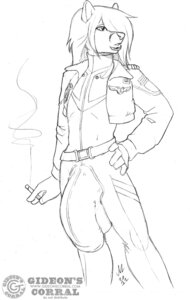 Rating: Explicit Score: 0 Tags: 2012 anthro badge belt black_lips bulge canid canine cigarette clothed clothing cox detailed_bulge e621 fox genital_outline gideon hyper jacket lips male mammal monochrome penis_outline smoking solo space_battleship_yamato thick_bottom_lip topwear uchuu_senkan_yamato uniform User: bunchy7s