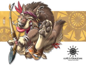 Rating: Safe Score: 0 Tags: 2002 4:3 anthro bodily_fluids brown_body brown_fur canid canine canis drooling e621 ear_piercing fur male mammal pawpads paws piercing ranged_weapon saliva solo tail teeth tongue tongue_out tribal weapon wolf yoshita_inuno User: bunchy7s