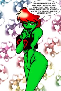 Rating: Explicit Score: 0 Tags: dc dc_comics earth_16 female miss_martian rule34 s_shield young_justice User: bunchy7s