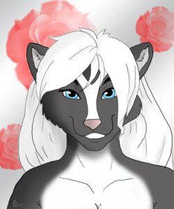 Rating: Safe Score: 0 Tags: anthro black_body black_fur blue_eyes e621 female flower fur hair herm_(lore) looking_at_viewer mammal mephitid nijisukanku pattern_background plant rose_(flower) simple_background skunk smile solo twillight_(twillightskunk) white_body white_fur white_hair User: bunchy7s Rating: Safe Score: 0 Tags: anthro black_body black_fur blue_eyes e621 female flower fur hair herm_(lore) looking_at_viewer mammal mephitid nijisukanku pattern_background plant rose_(flower) simple_background skunk smile solo twillight_(twillightskunk) white_body white_fur white_hair User: bunchy7s