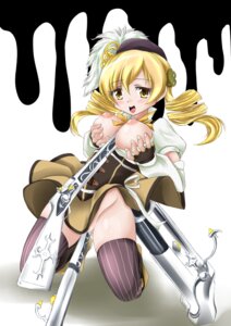 Rating: Explicit Score: 0 Tags: between_breasts blonde_hair breasts drill_hair female female_only gun hair_ornament human kurogane_(majesticrune) mahou_shoujo_madoka_magica nipples no_panties object_between_breasts open_mouth paizuri rifle rule34 smile solo thighhighs tied_hair tomoe_mami twin_drills twintails weapon yellow_eyes User: bunchy7s