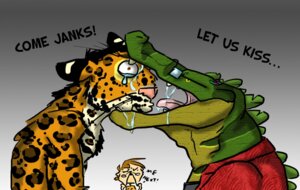 Rating: Safe Score: 0 Tags: alligator alligatorid anthro crocodilian duo e621 felid humor jaguar janks jesie jesie_(character) kissing male mammal neko! pantherine reptile scalie User: bunchy7s Rating: Safe Score: 0 Tags: alligator alligatorid anthro crocodilian duo e621 felid humor jaguar janks jesie jesie_(character) kissing male mammal neko! pantherine reptile scalie User: bunchy7s