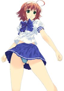 Rating: Explicit Score: 0 Tags: ahoge blue_panties female green_eyes hairband kimi_ga_nozomu_eien mizuki_makoto orange_hair panties rule34 school_uniform seifuku serafuku skirt solo striped striped_panties suzumiya_akane underwear User: bunchy7s