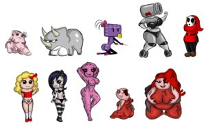 Rating: Explicit Score: 0 Tags: autobomb bandage_girl big_breasts black_body black_skin blonde_hair blue_hair blush breasts butt cleavage clothed clothing dinosaur e621 eve_(tboi) female flesh_creature grey_body grey_skin group gurdy gurdy_jr hair hands_behind_head human humanoid legwear lips lust_(tboi) magdalene_(tboi) mammal mario_bros mask monster nintendo nipples panties paper_mario pink_body pink_skin prehistoric_species purple_body purple_skin raised_arm red_body red_nipples red_skin reptile reznor scalie shortstack shyguy simple_background slightly_chubby squig stockings super_mario_world super_meat_boy the_binding_of_isaac_(series) timoteihiv underwear white_background white_body white_skin User: bunchy7s